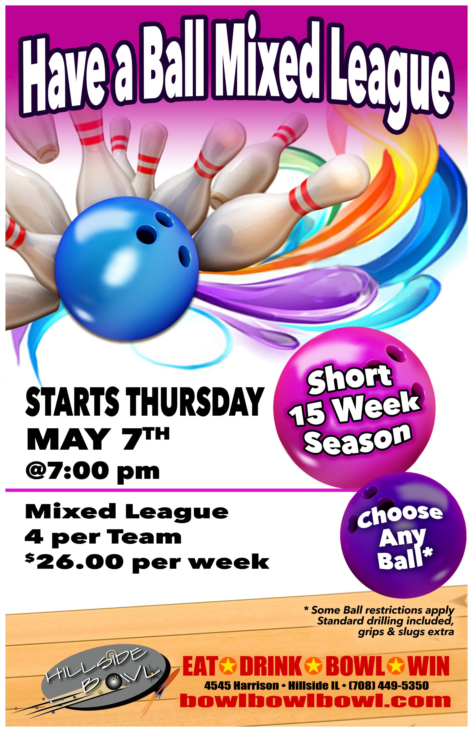 Daily Bowling & Drink Specials Hillside, IL Bowling in Hillside, IL